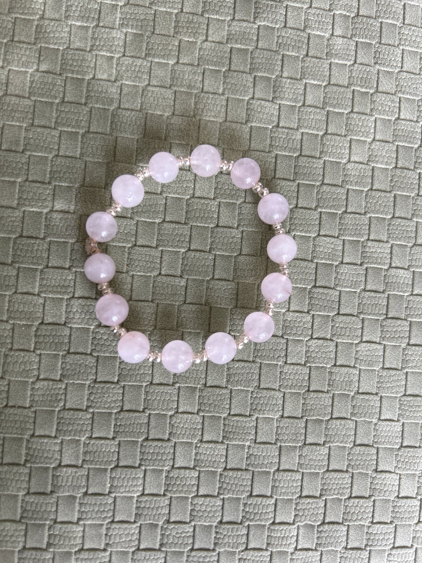 Rose Quartz Beaded Bracelet