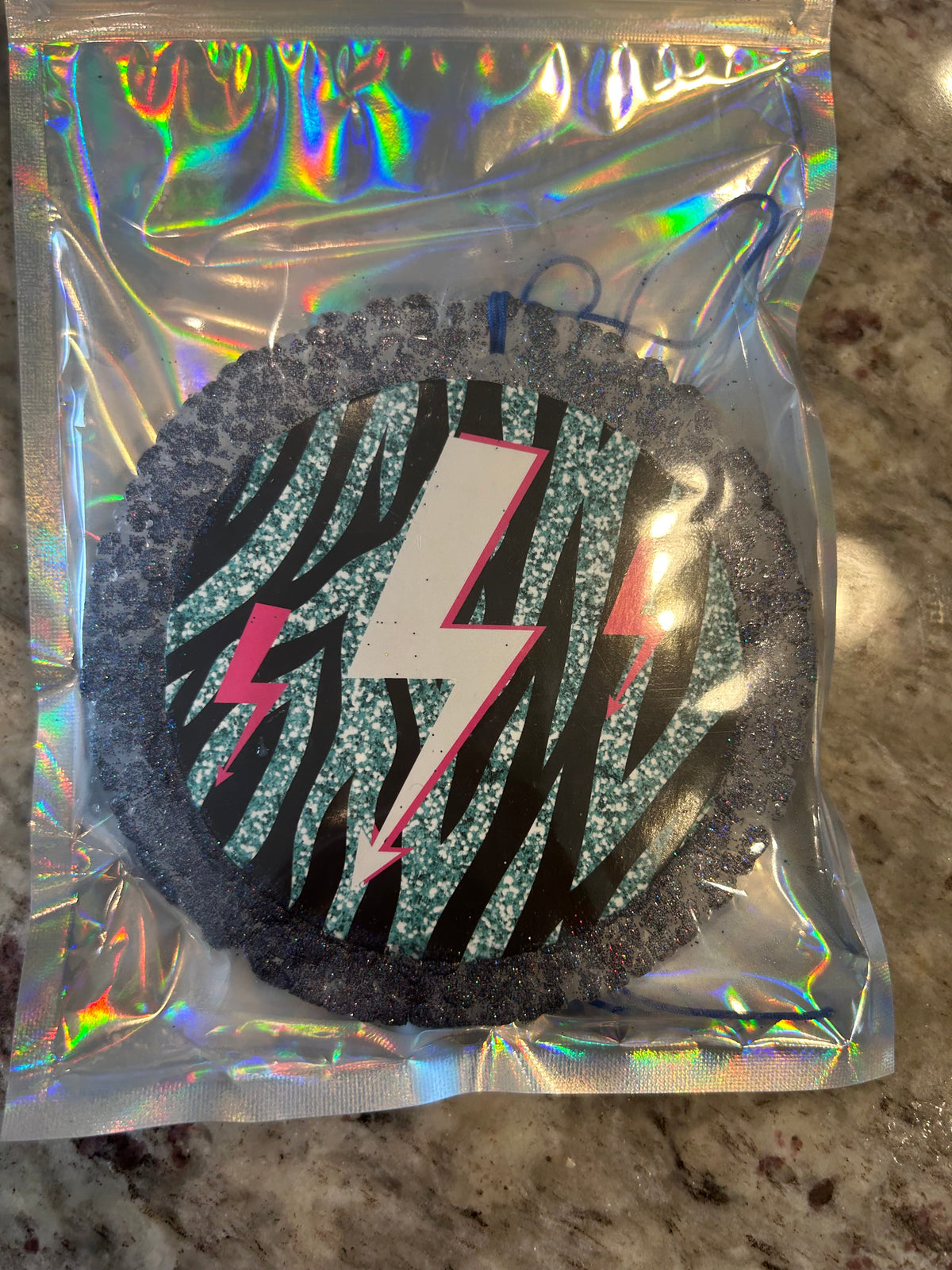 Eclectic glitter freshie