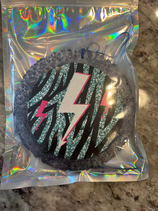 Eclectic glitter freshie