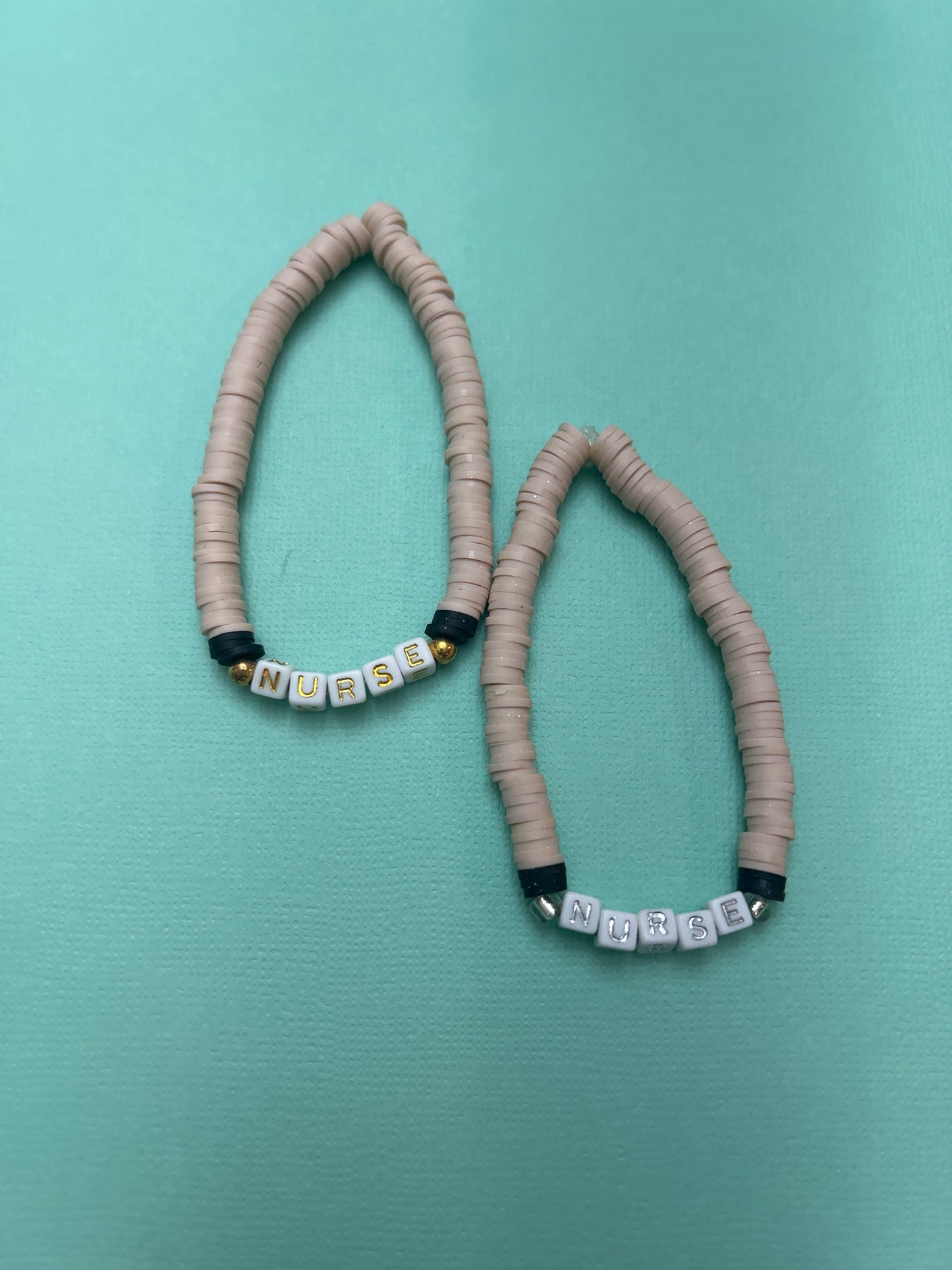 Nurse Clay Bead Bracelet