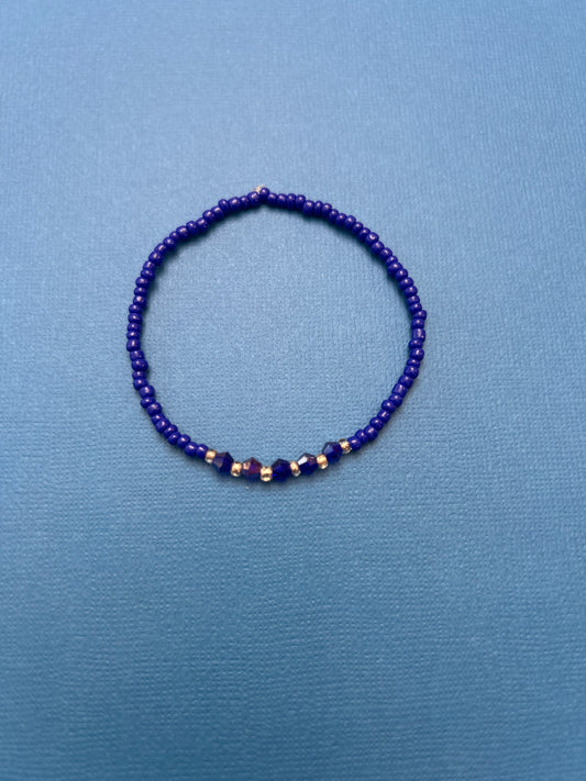 Royal Blue Accent Bracelet
