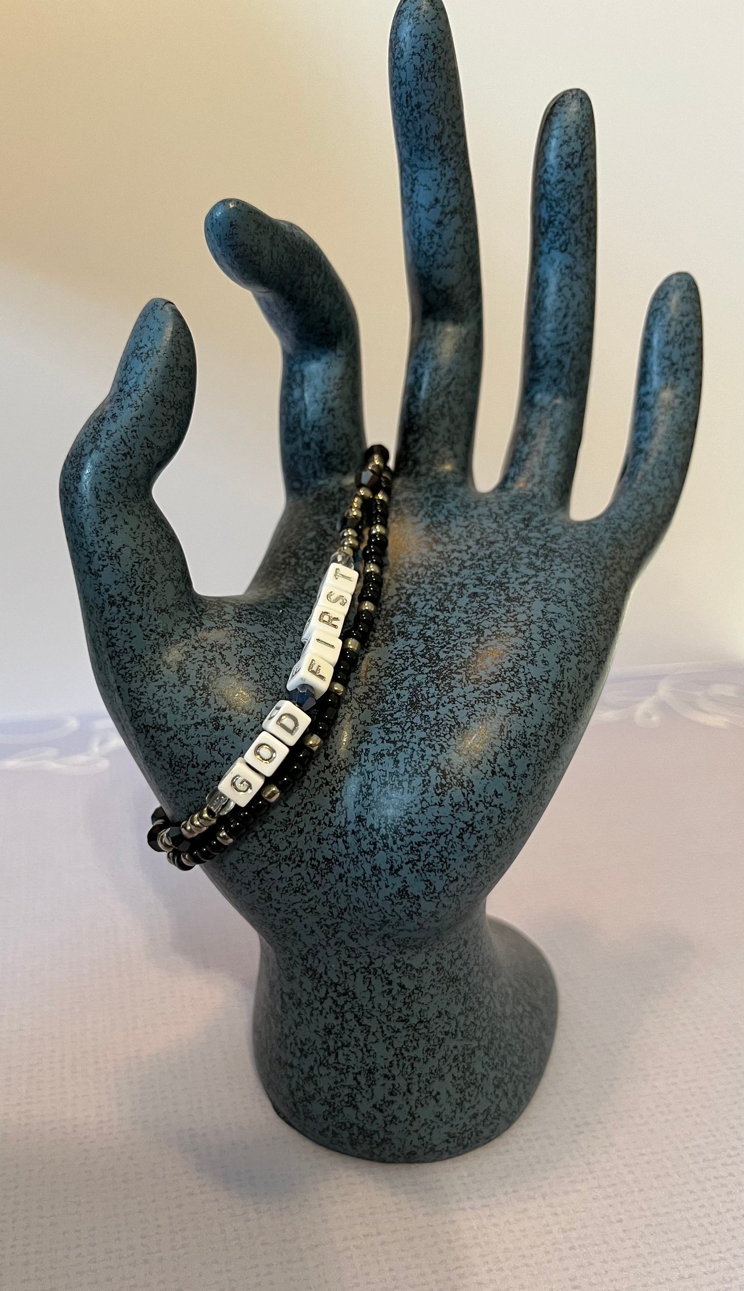 “God First”Stacked Bracelets set