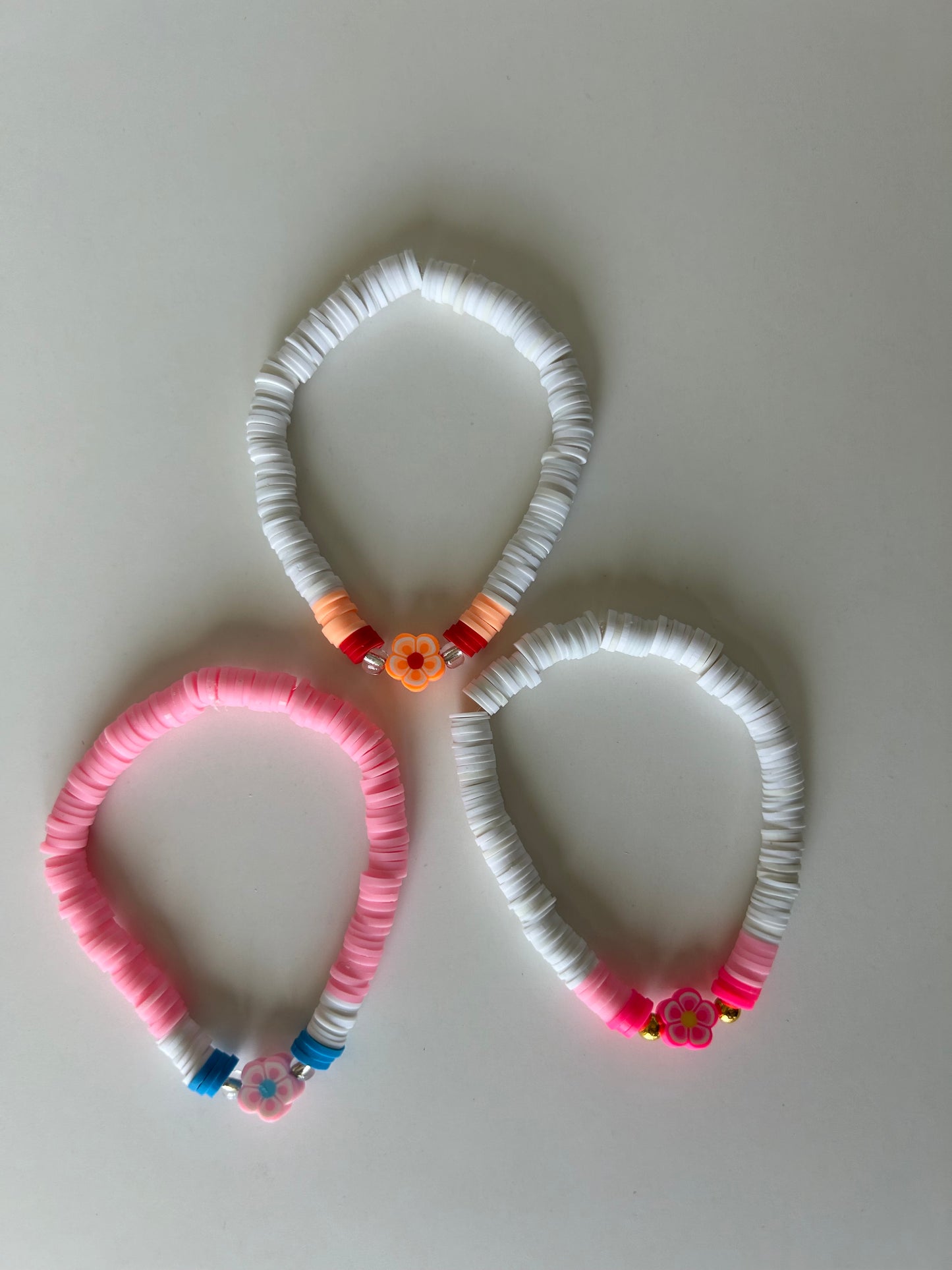 Island time clay bead bracelet